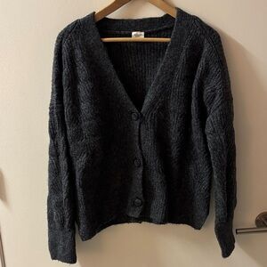 Abercrombie & Fitch Charcoal Cardigan